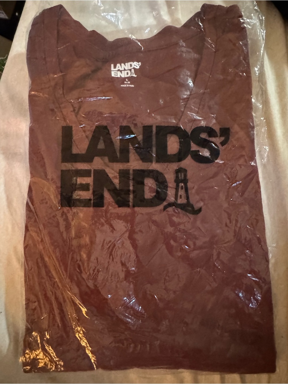 Lands' End V Neck Tee